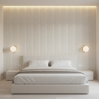3D Hochwertige Federähnliche PU-Quarz-Großplatte Wandpaneel Modernes Design Künstliches Material Wasserdicht Feuerfest Hotel