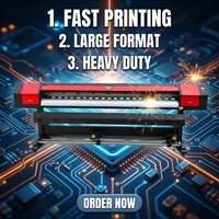 Grand grand format 1.8m 1.9m 2.5m 3.2 mètres dx5 cabezal xp600 tête eco solvant imprimante traceur de corte graphtec plus abordable
