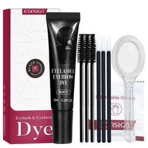 <span class=keywords><strong>Tinte</strong></span> de Henna para <span class=keywords><strong>Cejas</strong></span> de 8 Minutos de Secado Rápido, Extracto de Planta de Camelia, Kit de <span class=keywords><strong>Tinte</strong></span> Híbrido Negro Marrón, <span class=keywords><strong>Tinte</strong></span> Semipermanente de Larga Duración para Pestañas - Product Image 2