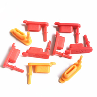 Vente en gros d'usine : Bouchons en silicone, Bouchons anti-poussière USB-C, Bouchons de protection pour ports de charge femelles Type-C, Cache-ports en silicone