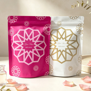 Bolsa Doypack con Cierre y Logotipo Personalizado, Acabado Mate, para Sal de Baño, Flores Secas y Empaque de Cosméticos - Product Image 1