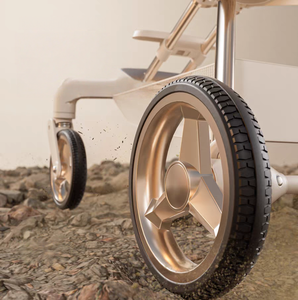 Poussette tout-terrain A8Max de Playkids (modèle tout-terrain)-Siège inclinable, grand panier de rangement, cadre en aluminium - Product Image 3