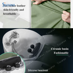 เก้าอี้สระผมสำหรับร้านทำผมแบบทันสมัยวางลงการไหลเวียนของน้ำเก้าอี้สระผมรักษาศีรษะแชมพูเตียง - Product Image 5