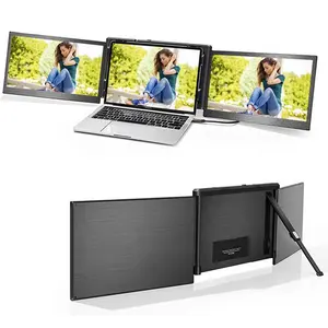 13.3 Zoll Fabrik Großhandel doppel- und dreifacher 1080p-Doppelbildschirm Laptop-Monitor Doppelbildschirm-Anzeigen Bildschirm Laptop-Monitor Verlängerungsfunktion