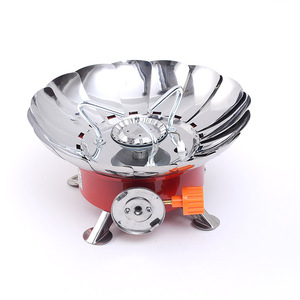 Réchaud de <span class=keywords><strong>Camping</strong></span> Portable, léger, coupe-vent, gaz Propane, acier inoxydable, pliable, <span class=keywords><strong>Lotus</strong></span> - Product Image 2