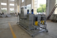 Unité de préparation de polymères, système de dosage de poudre sèche, acier inoxydable 304, PLC automatique pour l'approvisionnement continu en solution