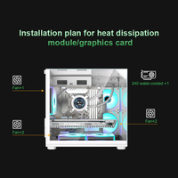 DIY Custom High Quality Gaming PC Case ITX MATX Small Computer Tower Cabinet Top USB3.0 USB2.0 Gabinete Ordenador