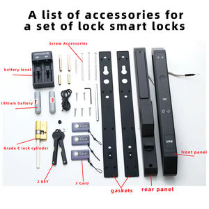 35MM Lunette étroite Reconnaissance faciale Serrure intelligente Mobile Touya Serrure à combinaison de porte en aluminium Serrure de porte intelligente automatique - Product Image 5