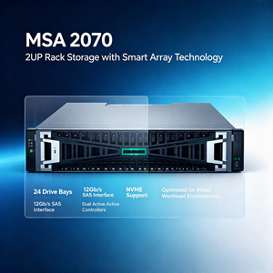 High Performance MSA 2070 Hybride Flash <span class=keywords><strong>Storage</strong></span> Array 2U Rackmount Opslagsysteem Gemaakt in China Op Voorraad - Product Image 2