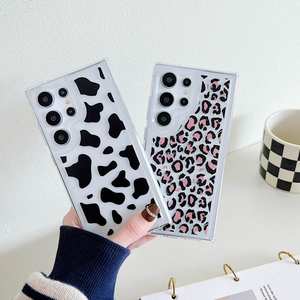 Pour SAM S26 S26 Plus S26 Ultra A57 <span class=keywords><strong>5G</strong></span> A37 <span class=keywords><strong>5G</strong></span> Series Coque de téléphone transparente antichoc en TPU avec design de luxe en relief sans support - Product Image 4