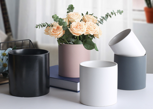 <span class=keywords><strong>Pot</strong></span> de fleur en céramique de style européen émaillé plateau de plantes vertes circulaire créatif utilisation de jardin intérieur ensemble de maison personnalisé simple - Product Image 6