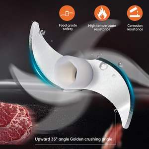 Mini herramientas de cocina de diseño, trituradora de ajo eléctrica USB, cortador de carne de fruta, licuadora, máquina picadora de verduras, 100Ml, 250Ml - Product Image 5