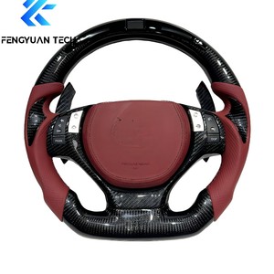 Volante in Fibra di Carbonio Stile F Sport per Lexus Serie IS Is350 Is250 Gs350 Gs300 <span class=keywords><strong>Gsf</strong></span> 2013 2014 2015 2016 2017 2018 - Product Image 1