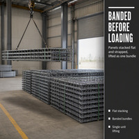 Poutre en acier galvanisé pour dalle composite de plancher de pont, idéale pour les projets de bâtiments de grande hauteur avec installation rapide et support.