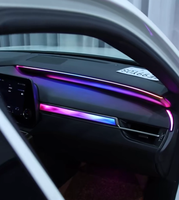 ICarsin Éclairage d'ambiance intérieur LED en cuir véritable pour Lexus RX 2023-2026 – Accessoires de modification et garnitures