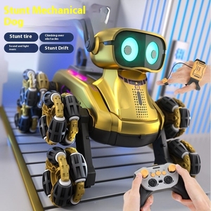 Electronic Induction Light &amp; Music <strong>Toy</strong> <strong>Robot</strong> for Dogs <strong>Remote</strong> <strong>Control</strong> Mechanical Stunt Plastic Dog <strong>Toy</strong> - Product Image 2