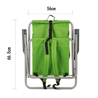 Chaise de plage pliante portable en acier inoxydable avec sac de rangement Capacité de 250Ibs Conception moderne facile à transporter pour une utilisation en extérieur