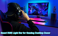 Barre lumineuse rgc, éclairage d'ambiance de jeu, avec Modes de changement de couleur, pour décoration de la chambre