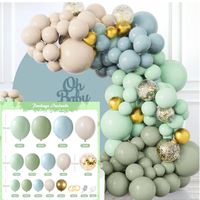 Kit de guirlande de ballons en latex de tailles et couleurs variées, ensemble d'arche de ballons DIY, décoration pour anniversaire, baby shower, festival, fête