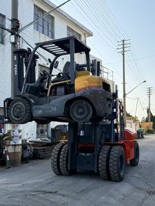 HELI CPCD100 10-Ton Diesel Forklift <b>Used</b> Heavy-Duty Counterbalanced Industrial Cargo Handler with Isuzu Engine - Product Image 6