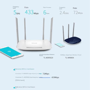 Enrutador WiFi <span class=keywords><strong>TP</strong></span> <span class=keywords><strong>LINK</strong></span> WDR5620 AC1200M, superventas, enrutador inalámbrico usado de 2,4G y <span class=keywords><strong>5G</strong></span> con firmware en inglés para uso doméstico y FTTH - Product Image 2