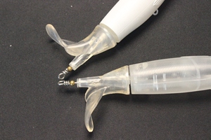 Nuevo señuelo de pesca en blanco 13cm 11cm 9cm <span class=keywords><strong>Whopper</strong></span> <span class=keywords><strong>Plopper</strong></span> con cola giratoria para trucha lubina Walleye Pike y Musky Sales Stock - Product Image 5