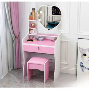 <span class=keywords><strong>Tocador</strong></span> Moderno Minimalista para Dormitorio Individual, Compacto y Multifuncional <span class=keywords><strong>con</strong></span> <span class=keywords><strong>Espejo</strong></span> - Product Image 6