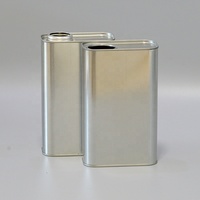 Impression personnalisée, boîte aérosol en fer blanc de 1 litre pour huile moteur, style F, avec bouchon à pression en métal japonais et bouchon à bec verseur en plastique