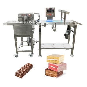 Machines à enrober de chocolat / Fraise séchée congelée enrobée de chocolat / Machine à enrober les biscuits de chocolat - Product Image 1