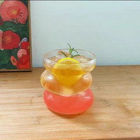Verre à double paroi transparent élégant avec poignée pour café, thé, bière, eau, cadeaux de fête