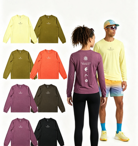 เสื้อยืดแขนยาวรุ่น Running Speed Control Dry Totem สำหรับฤดูใบไม้ผลิ/ฤดูร้อนปี 2026 เหมาะสำหรับกีฬากลางแจ้งและกิจกรรมพักผ่อน - Product Image 1