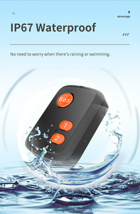 Không Thấm Nước 4G GPS Tracker hoảng loạn SOS nút khẩn cấp tự động rơi phát hiện thời gian thực theo dõi báo động cá nhân thiết bị an toàn - Product Image 3