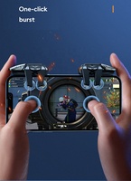 Manette de jeu de tir à six doigts pour jeux mobiles, déclencheur pour PUBG, règles de survie, poignée de jeu, joystick pour téléphone Android IOS