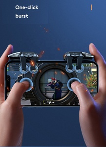 Controlador de Juegos de Disparos, Gatillo de Seis Dedos para Juegos Móviles, Agarre de Juego con Joystick para PUBG, Reglas de Supervivencia, Teléfono Android IOS - Product Image 3