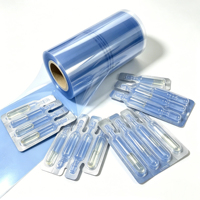 Rouleau d'emballage sous blister en PVC transparent haute brillance, résistant au feu/à la chaleur, à l'humidité, stable à la découpe, pour le façonnage et le moulage, diagnostic