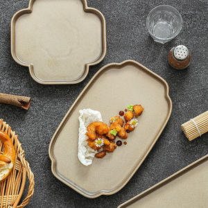 Ensemble d'assiettes à <span class=keywords><strong>sushi</strong></span> en céramique haut de gamme <span class=keywords><strong>Club</strong></span> porcelaine Restaurant plat de service oblong plats ovales assiette de boeuf rectangulaire marmite - Product Image 5