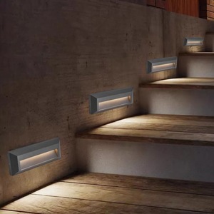 Lumière murale LED <span class=keywords><strong>IPHD</strong></span> IP65 5W pour escaliers extérieurs avec surface en alliage d'aluminium CRI 80 & 3000K-6000K pour aménagement paysager - Product Image 6