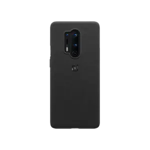 100% Original Oneplus 8 프로 카본 백 커버 탄소 범퍼 사암 실리콘 나일론 Oneplus 8/8 프로 보호 케이스