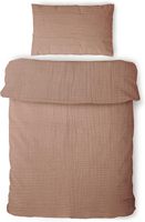 Housse de couette 140 x 220 cm en tissu de coton mousseline lavé, ensemble de housse de couette de luxe pour lit, housse de couette personnalisée en gros