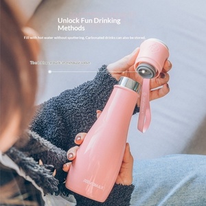 Drop <b>Shipping</b> REVOMAX Children's <b>Small</b>-Caliber Pat Cup Carrying Rope 316L Stainless Steel Insulated 355ml 12-24h Non-Screwed - Product Image 1