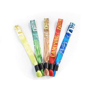 Pulsera de Tela de Poliéster con Estampado de Sublimación Personalizado para Halloween - Product Image 1