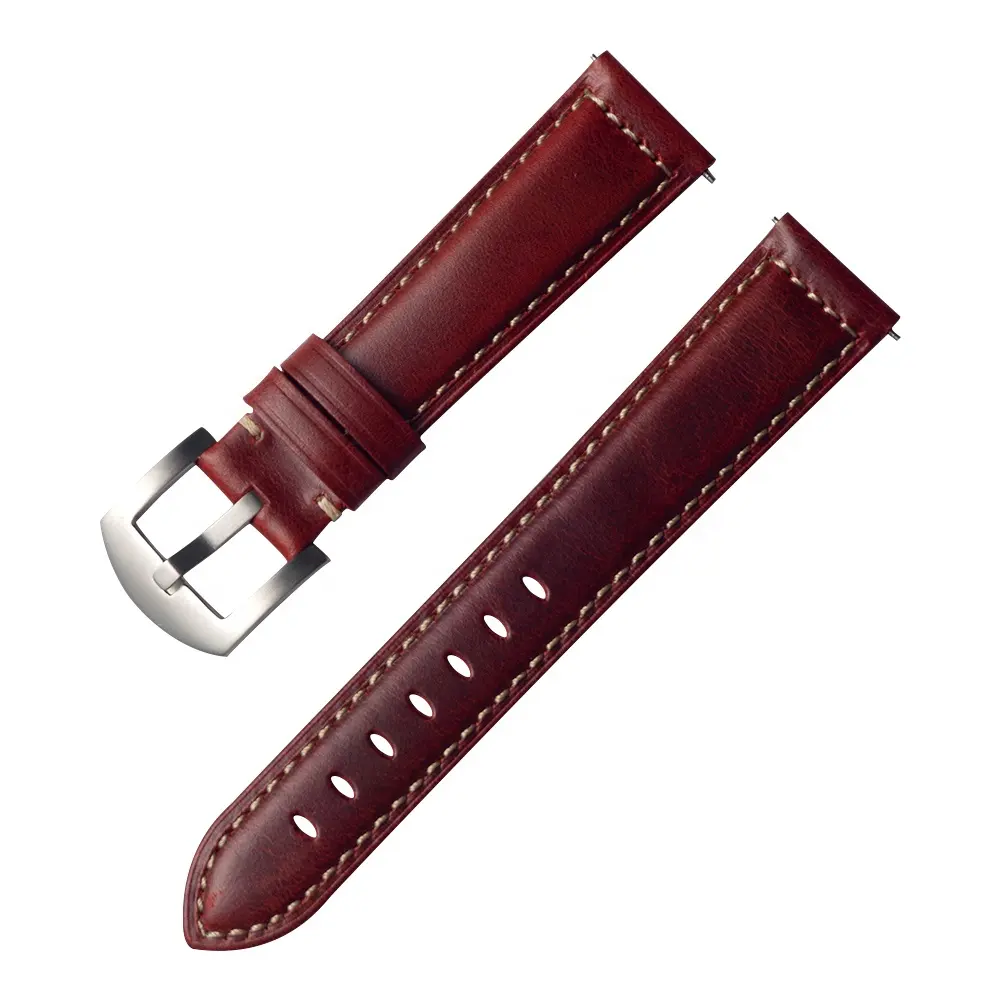Cinturino Jettda Vintage di lusso 20mm fatto a mano italiano autentico 22mm cinturino da polso di fascia alta in pelle a sgancio rapido da 18mm