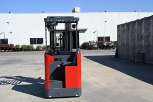 Premium EVERLIFT Reach Truck 1.5 T 2 T 2.5T Reach Stacker Chariot élévateur à fourche Empileur à jambes étroites pour entrepôt utilisé en vente Ascenseur 3m - Product Image 3