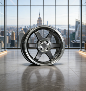 Nuevas llantas de aleación de aluminio de 16X7.0 con radios múltiples, acabado gris plomo, ajuste universal para coches japoneses y americanos, en stock. - Product Image 3