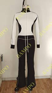 2025 Benutzer definiertes Logo Damen Polo Weste und Hose Minirock 2-teiliges Set Damen Sport Jumps uit Club Gym Gym Stram pler Jumps uits Frau - Product Image 6