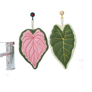 Toalla para Secar Manos, Seca las Manos al Instante, Práctica y Creativa, Toalla Decorativa para Baño con Diseño de Hoja - Product Image 5