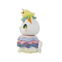 Figurine de fille mignonne en PVC, jouet d'art de collection, personnage animal fantastique, ornement de bureau, marque OEM, 14 ans et plus, unisexe, cadeau en gros