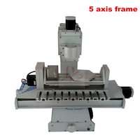 Machine de fraisage CNC verticale à vis à billes 3040 Kit de cadre CNC DIY Type pilier en bois 3 axes 4 axes 5 axes