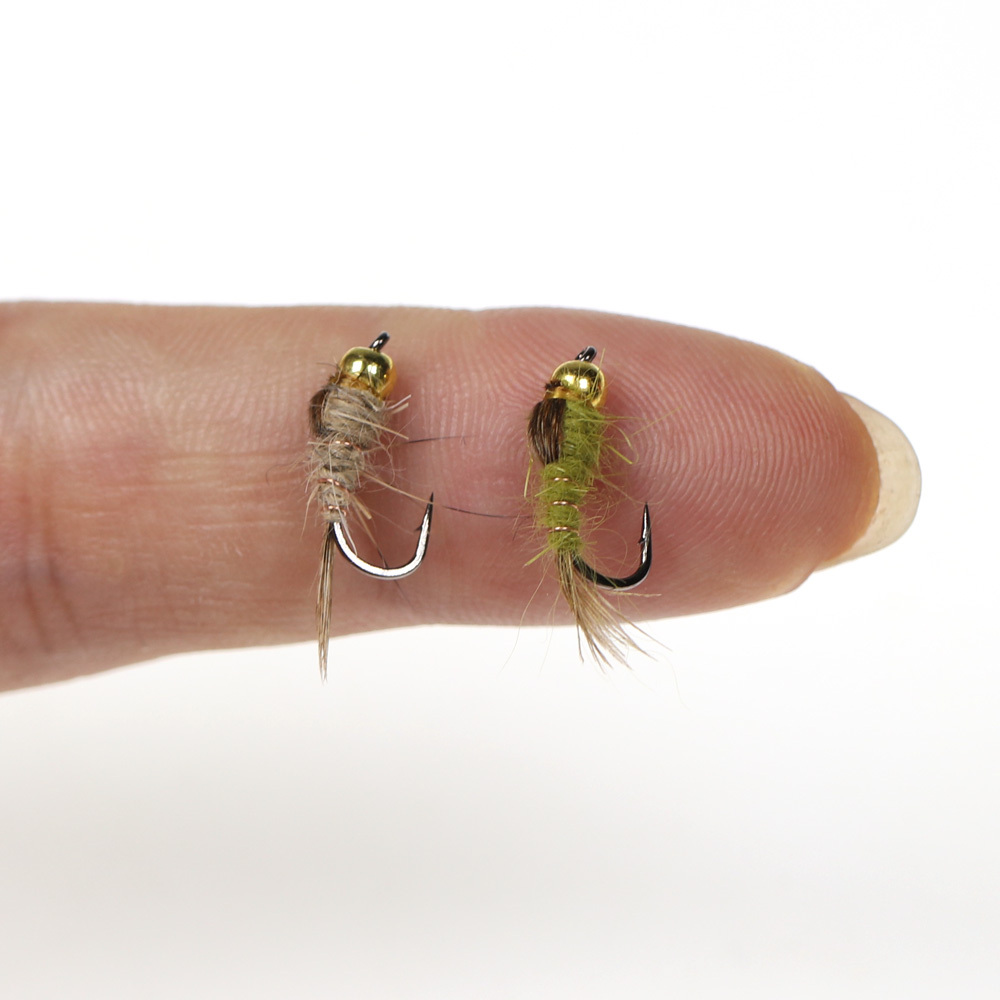 Mosche Da Pesca Orecchio Di Lepre A Costine Oro - Per Trota, Pesca A Mosche Da Pesca Orecchio Di Lepre A Costine Oro - Per Trota, Pesca A