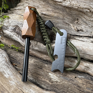 NUEVO Survival Bushcraft Ferro Rod Fire Starter Herramienta de supervivencia con Fire Striker para acampar Senderismo - Product Image 3